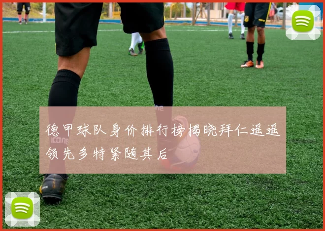 德甲球队身价排行榜揭晓拜仁遥遥领先多特紧随其后